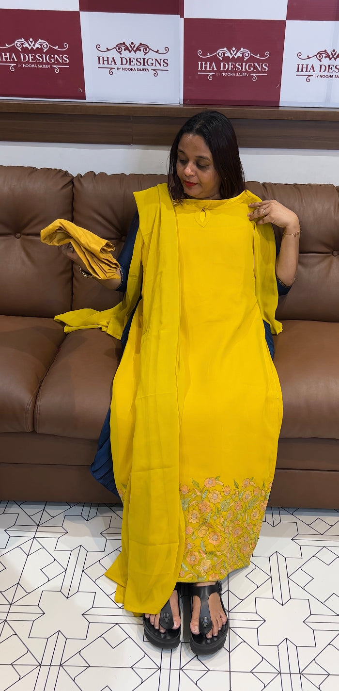 IHA'S IN-HOUSE READY TO WEAR TOP , BOTTOM AND DUPATTA - IHA 8500