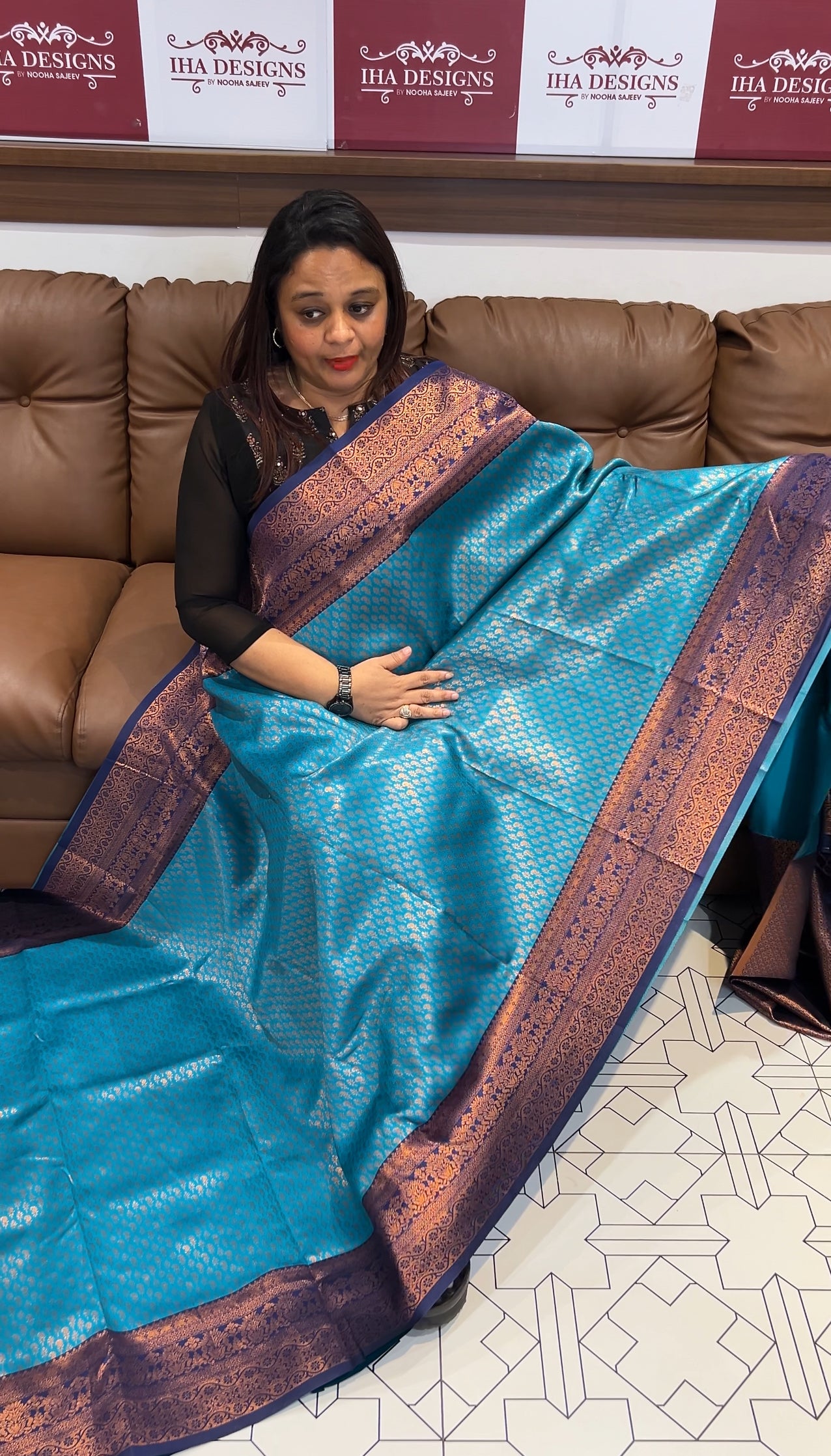 BUDGET BUY SEMI SILK SAREES - IHA 9881