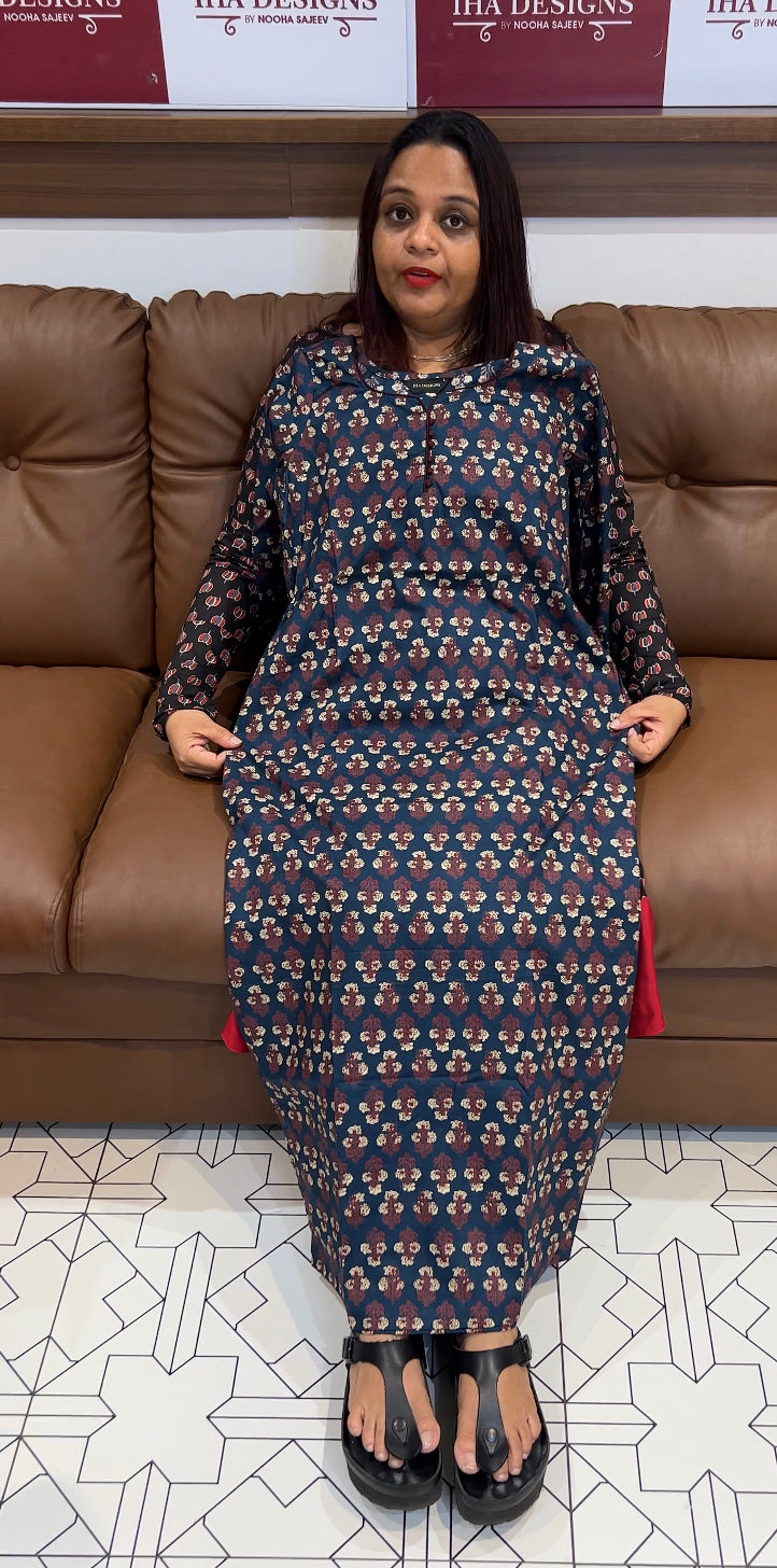 IHA'S IN-HOUSE BLOCK PRINTED TOPS - IHA 8457
