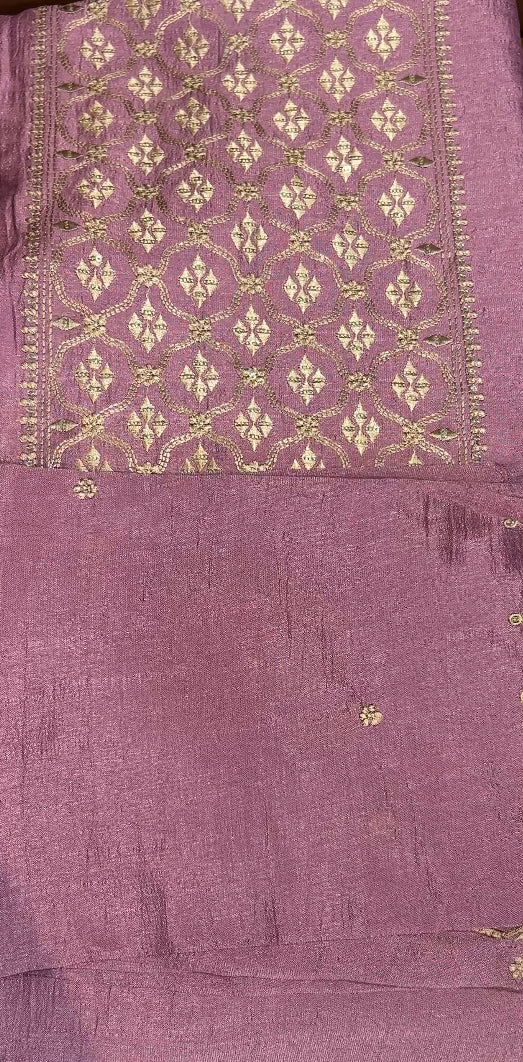 VICHITRA SILK UNSTITCHED SALWAR SUIT - IHA 8575