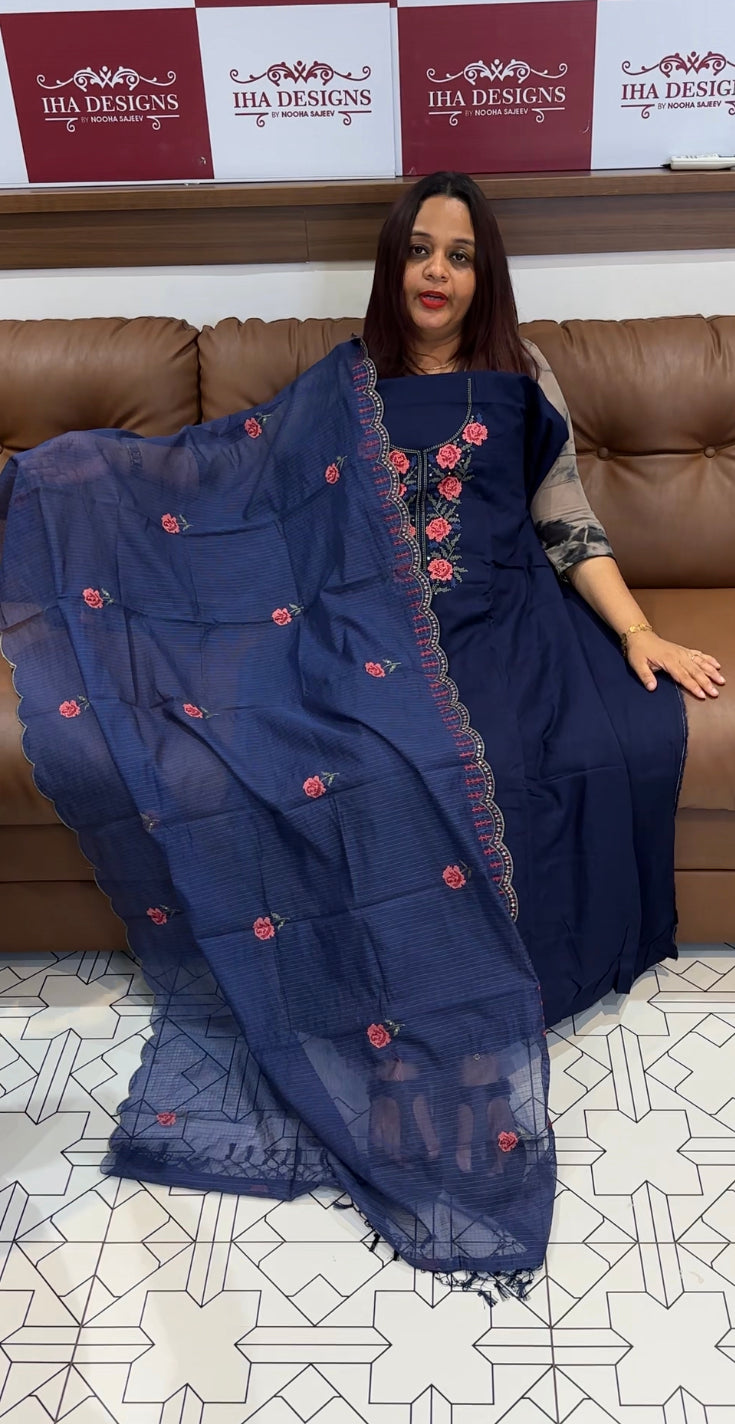BUDGET BUY COTTON RAYON UNSTITCHED SALWAR SUITS - IHA 8172