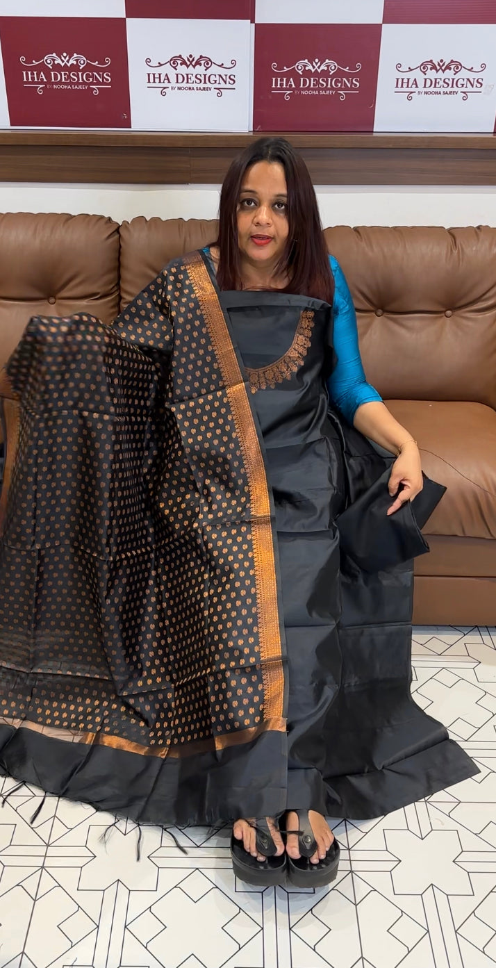 FORWARD SILKY UNSTITCHED SALWAR SUITS - IHA 8237