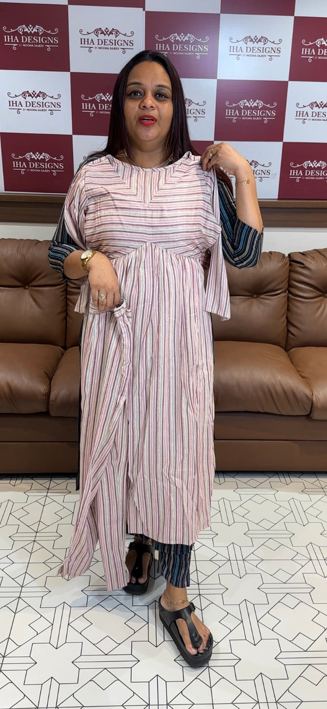 IHA'S IN-HOUSE ALIYA CUT CO-ORDS SET - IHA 8447