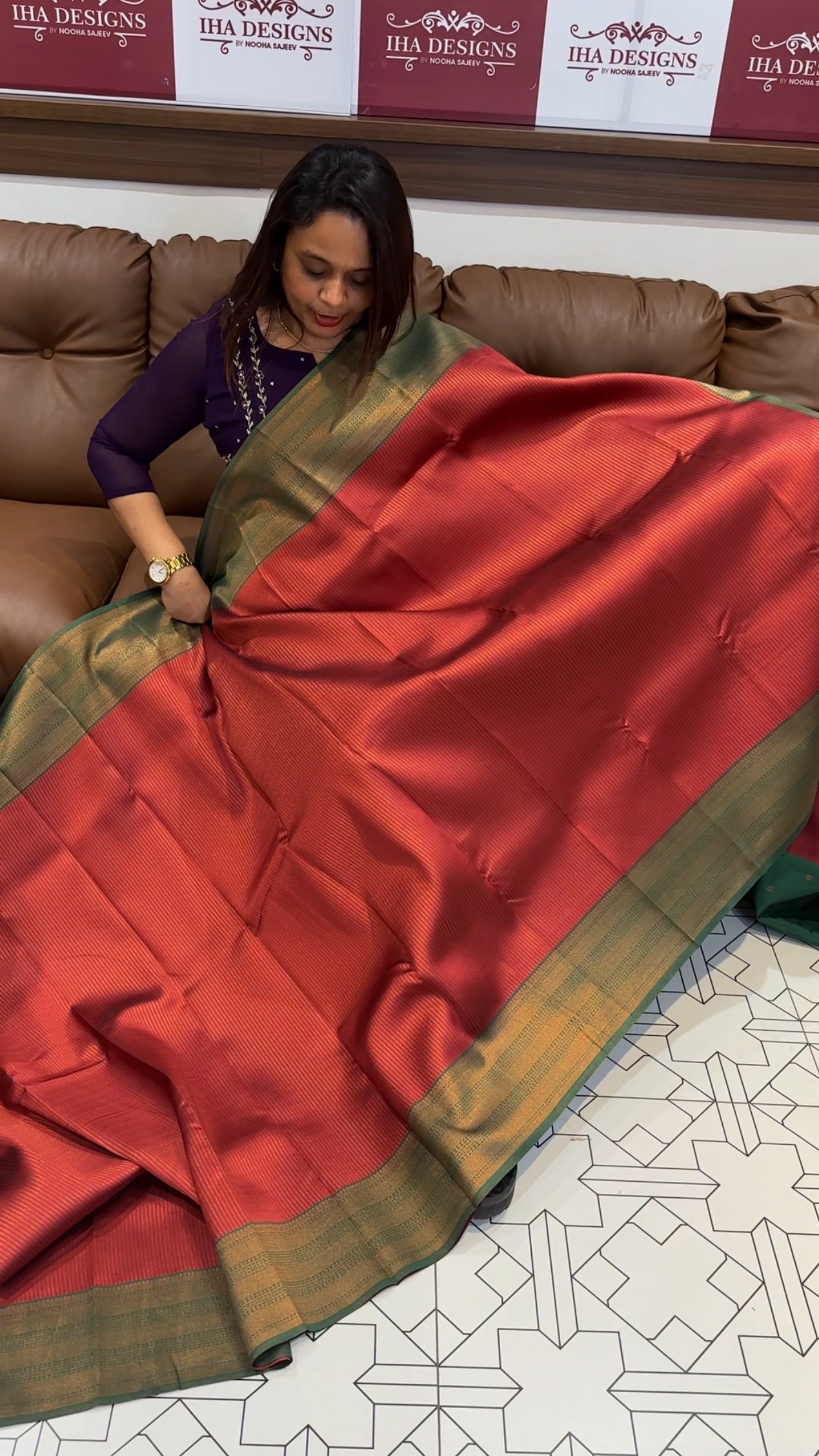 BUDGET BUY SEMI SILK SAREES - IHA 9778