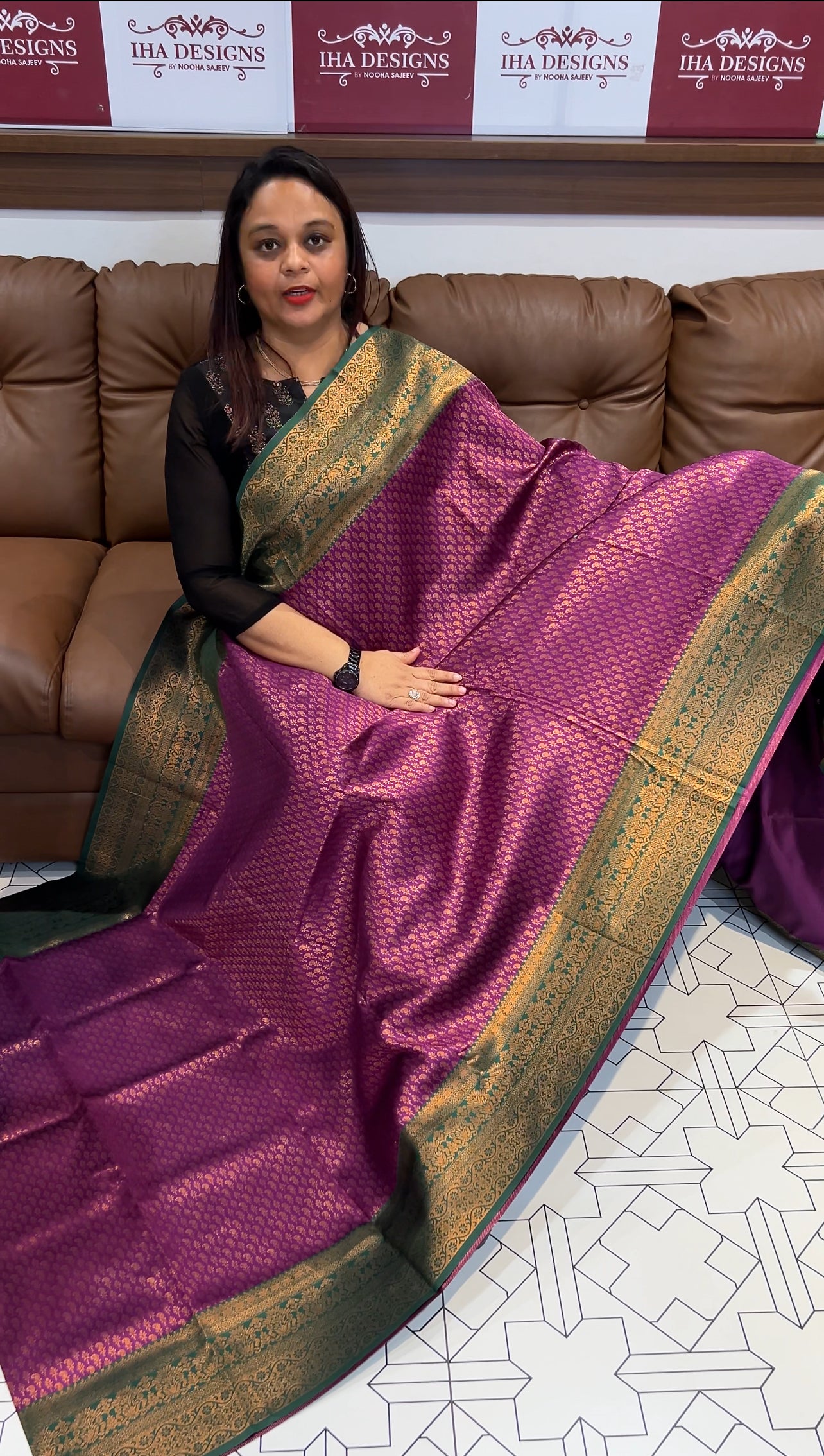 BUDGET BUY SEMI SILK SAREES - IHA 9881