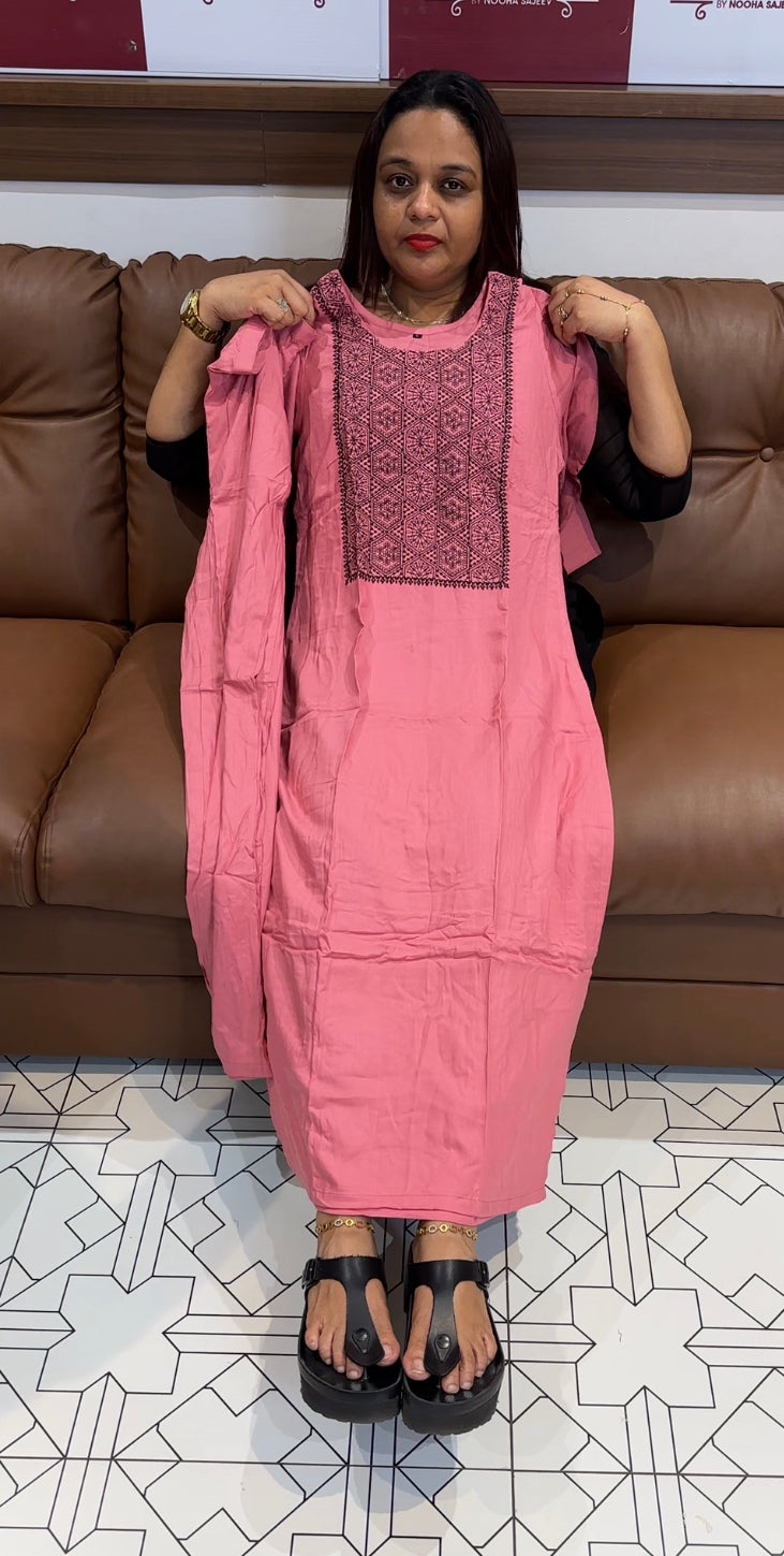 COTTON RAYON TOP AND BOTTOM - IHA 9552