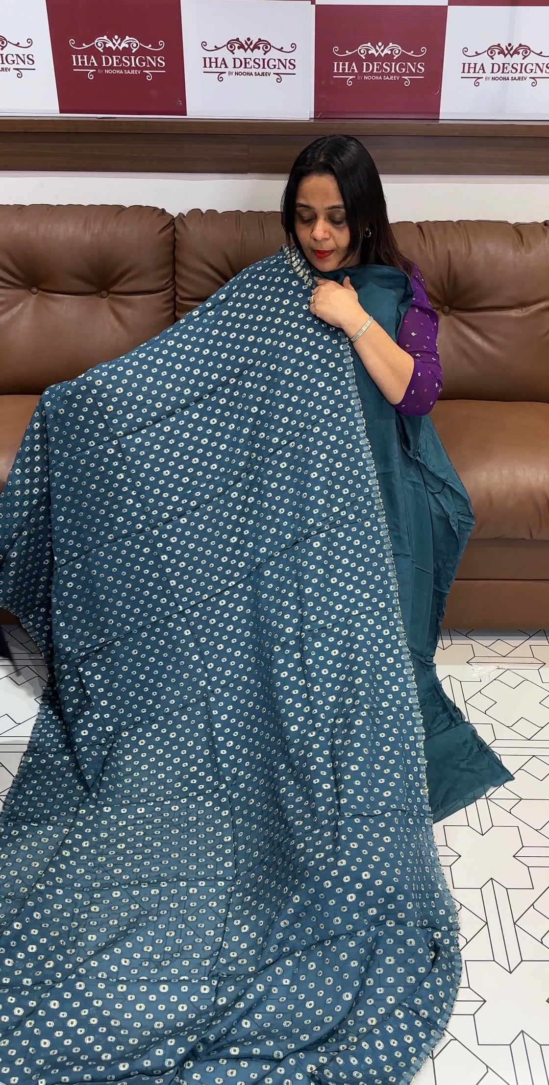 PLATINUM CHIFFON UNSTITCHED SALWAR SUITS - IHA 22860