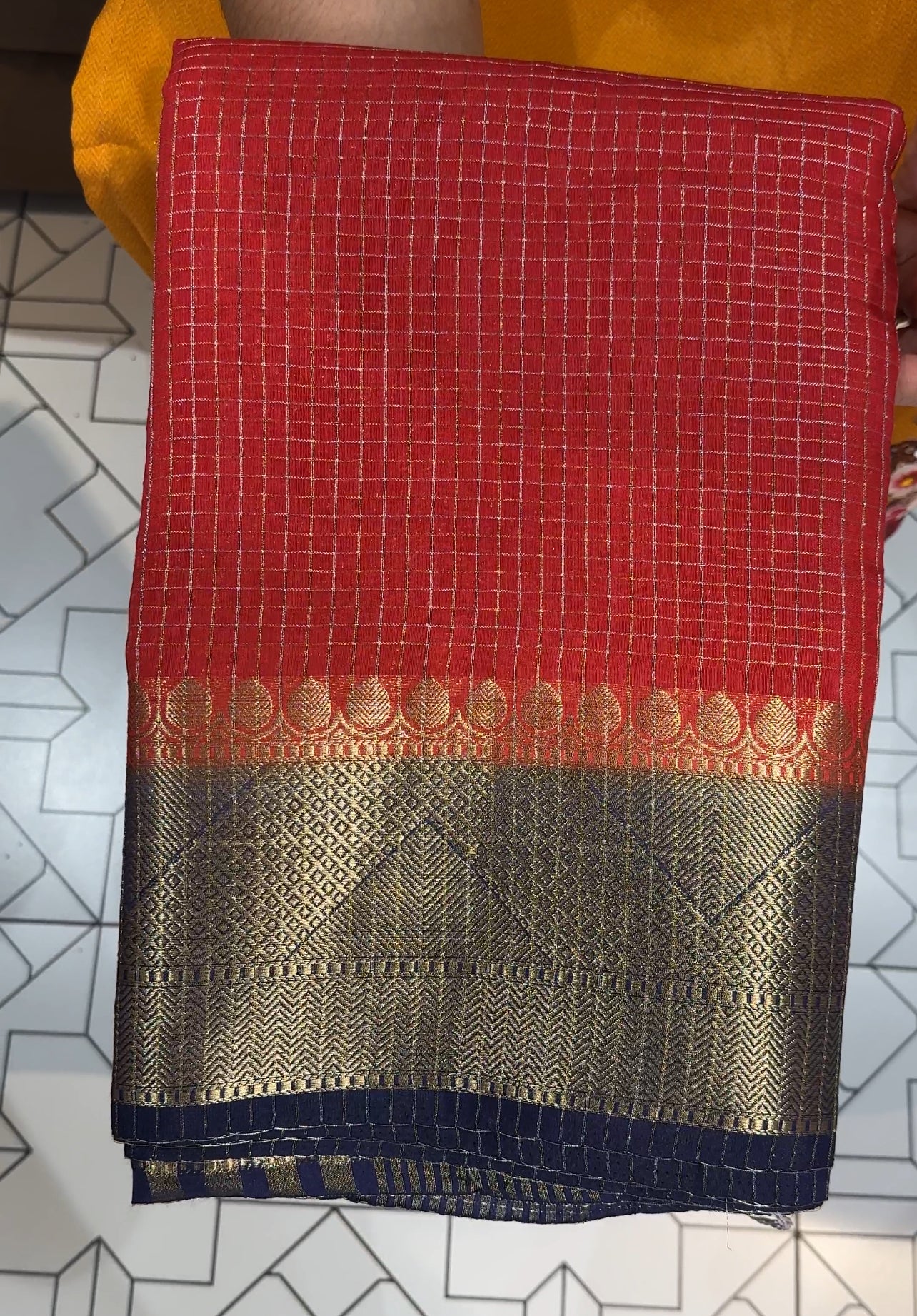 SEMI BANARASI SAREES - IHA 22828