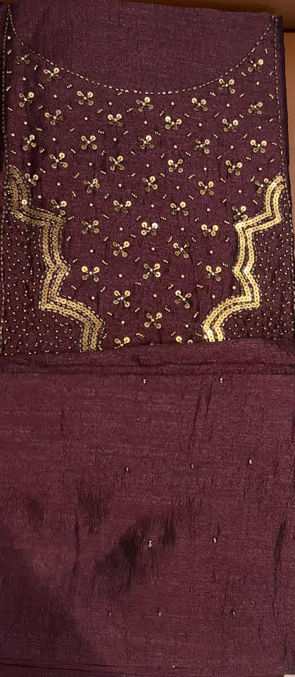 VICHITRA SILK UNSTITCHED SALWAR SUIT - IHA 8566