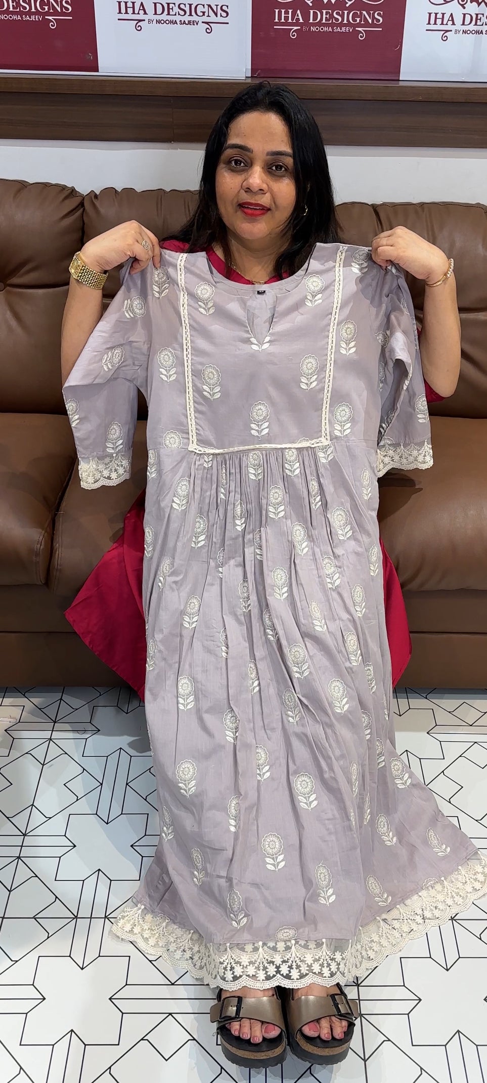 MALAI CHANDERI ALINE TOPS - IHA 22221