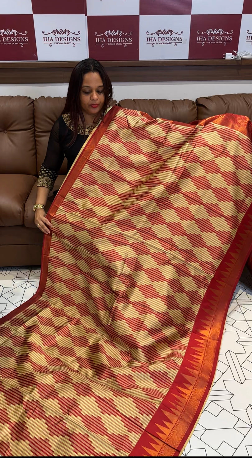BUDGET BUY SEMI SILK SAREES - IHA 8347