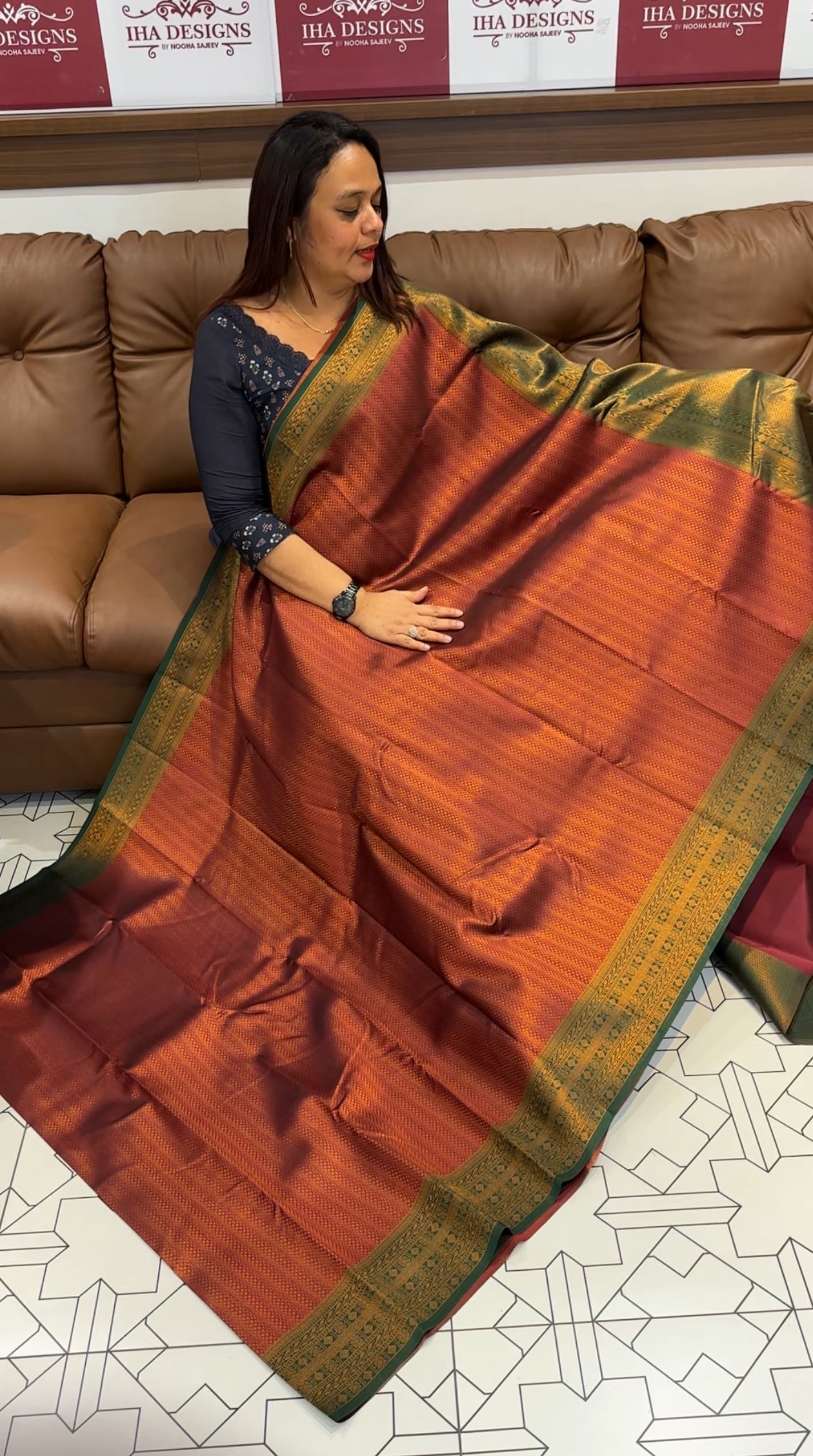 BUDGET BUY SEMI SILK SAREES - IHA 9806