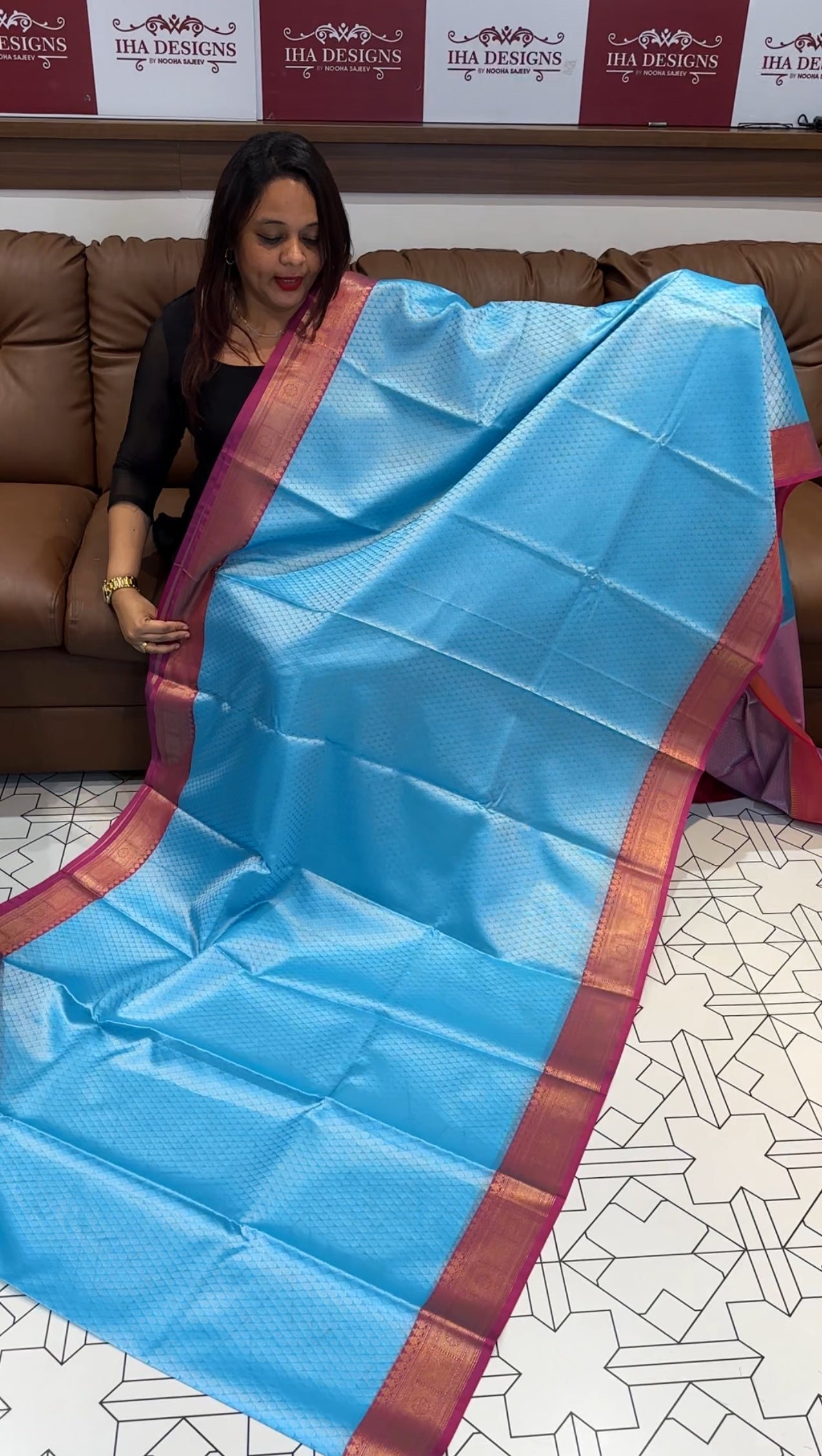 BUDGET BUY SEMI SILK SAREE - IHA 9568