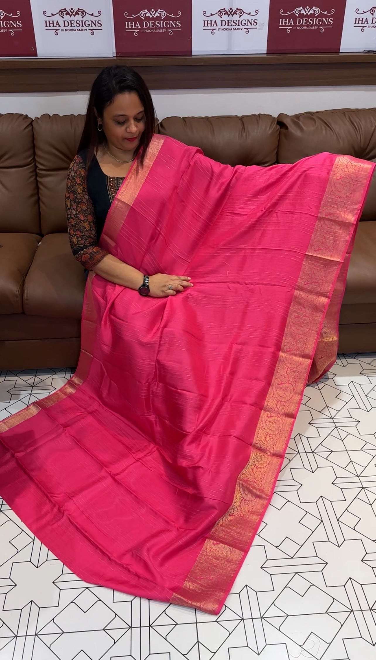 DOLA SILK SAREES - IHA 9834