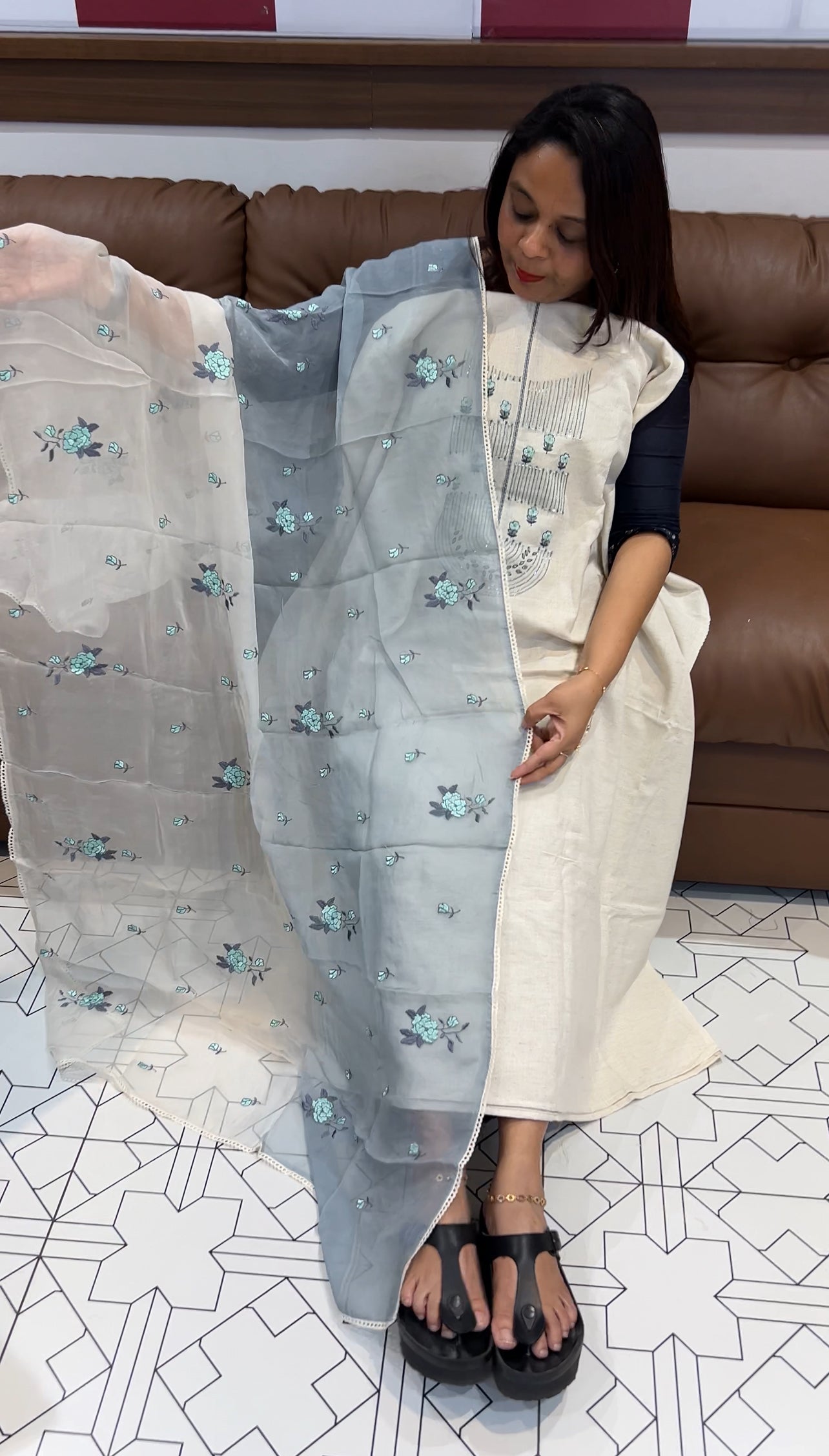 PREMIUM COTTON UNSTITCHED SALWAR SUITS - IHA 9798