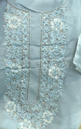 PREMIUM HAND WORKED UNSTITCHED SALWAR SUITS - IHA 8532