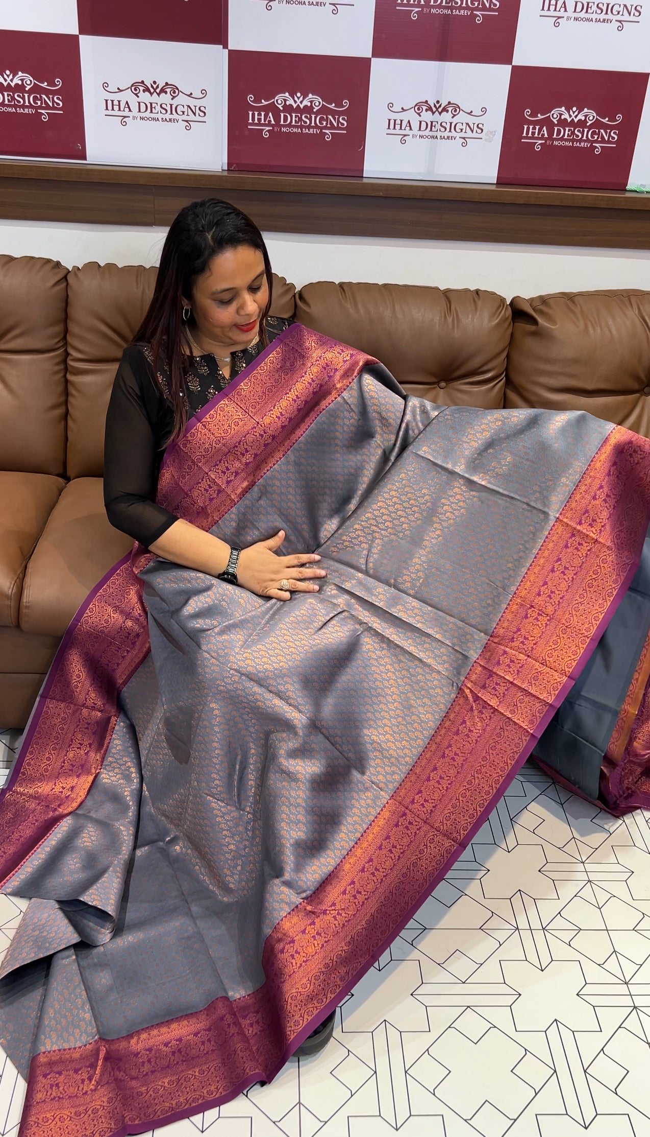 BUDGET BUY SEMI SILK SAREES - IHA 9881