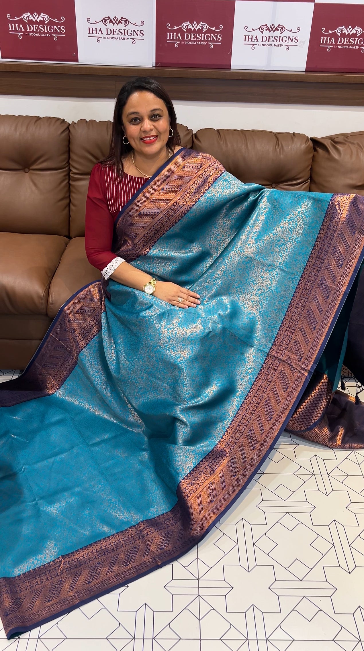 BUDGET BUY SEMI SILK SAREES - IHA 9770