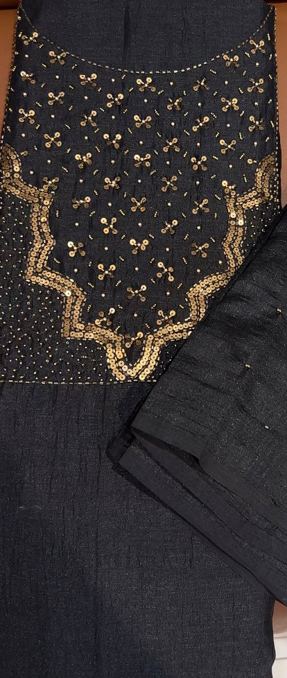 VICHITRA SILK UNSTITCHED SALWAR SUIT - IHA 8566