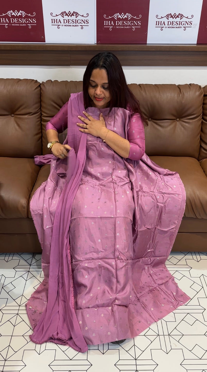 DOLA BANARASI UNSTITCHED SALWAR SUITS - IHA 8235
