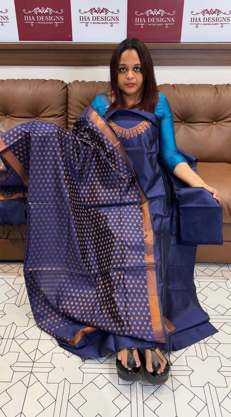 FORWARD SILKY UNSTITCHED SALWAR SUITS - IHA 8237