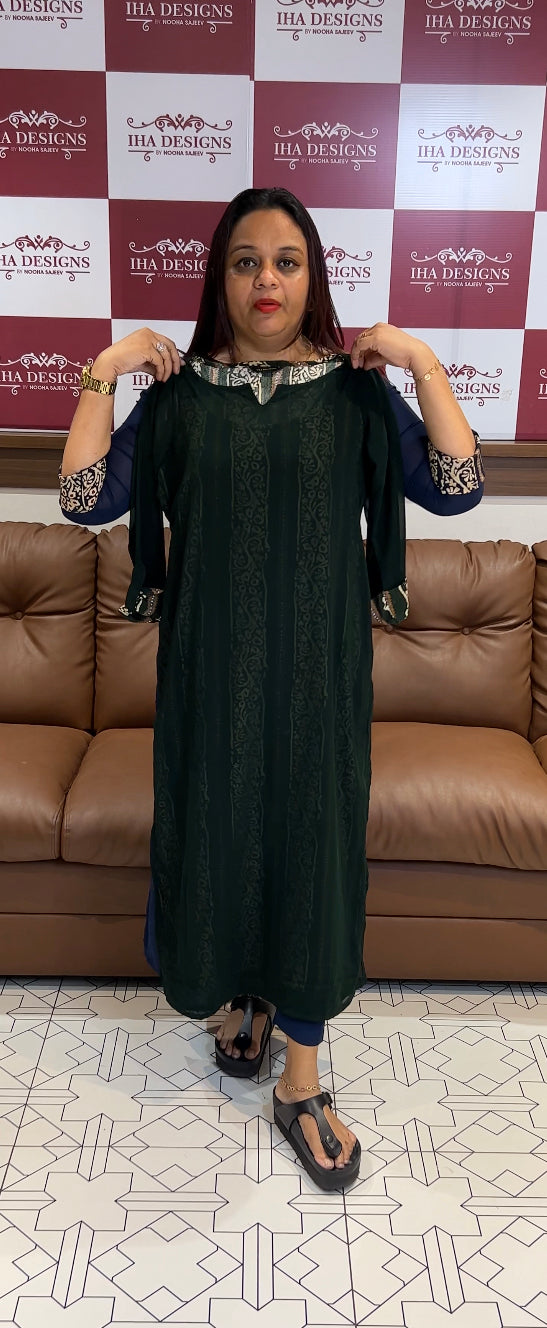 IHA'S IN-HOUSE CASUAL WEAR STRAIGHT TOPS - IHA 8402