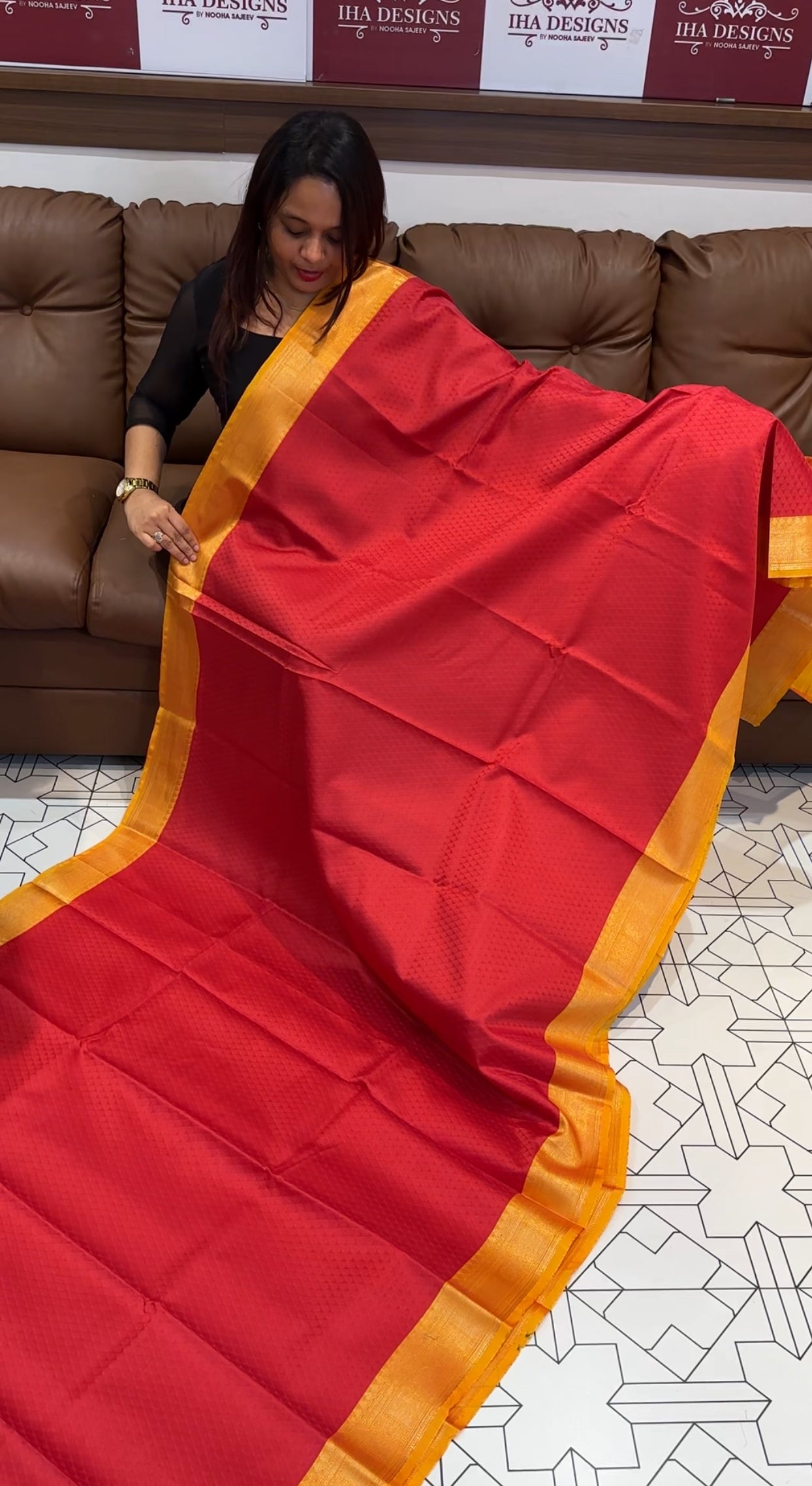 BUDGET BUY SEMI SILK SAREE - IHA 9568