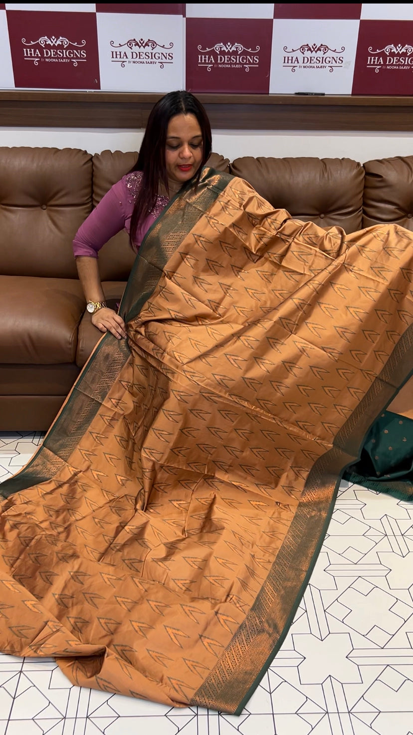 BUDGET BUY SEMI SILK SAREE - IHA 8140