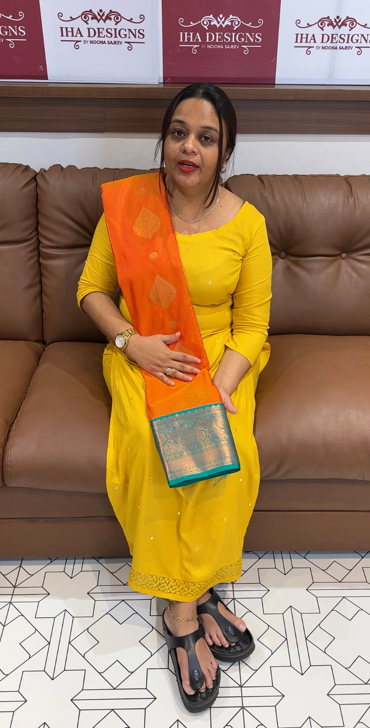 PURE MIX SILK SAREE - IHA 8583