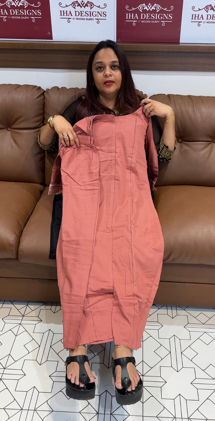 COTTON LINEN TOP , BOTTOM - IHA 8349
