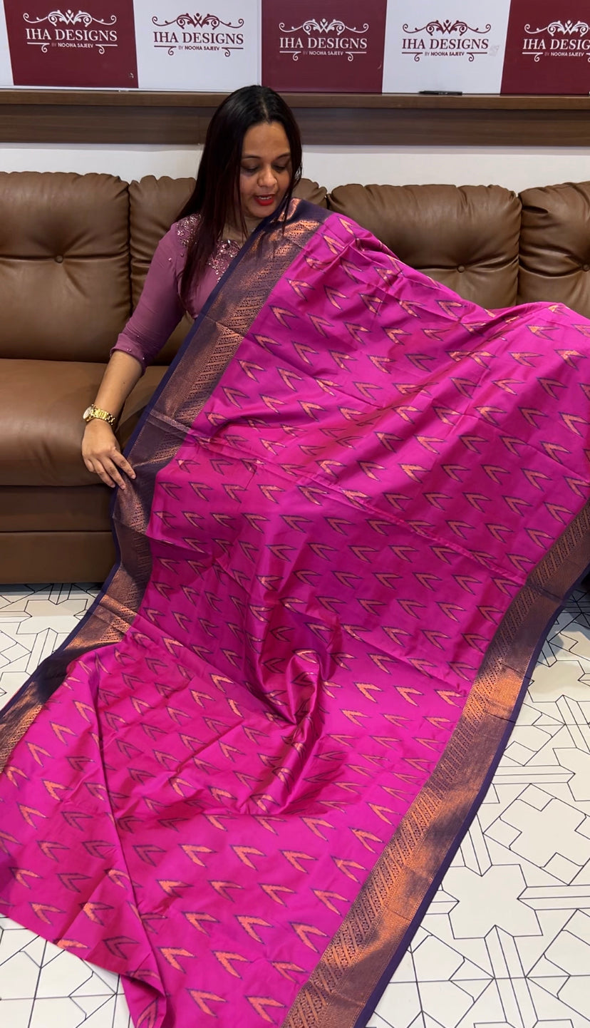 BUDGET BUY SEMI SILK SAREE - IHA 9553
