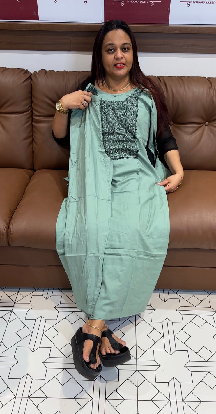 COTTON RAYON TOP AND BOTTOM - IHA 9552