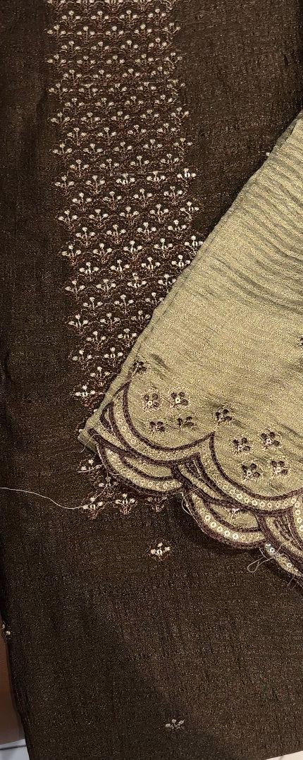 VICHITRA SILK UNSTITCHED SALWAR SUIT - IHA 8577