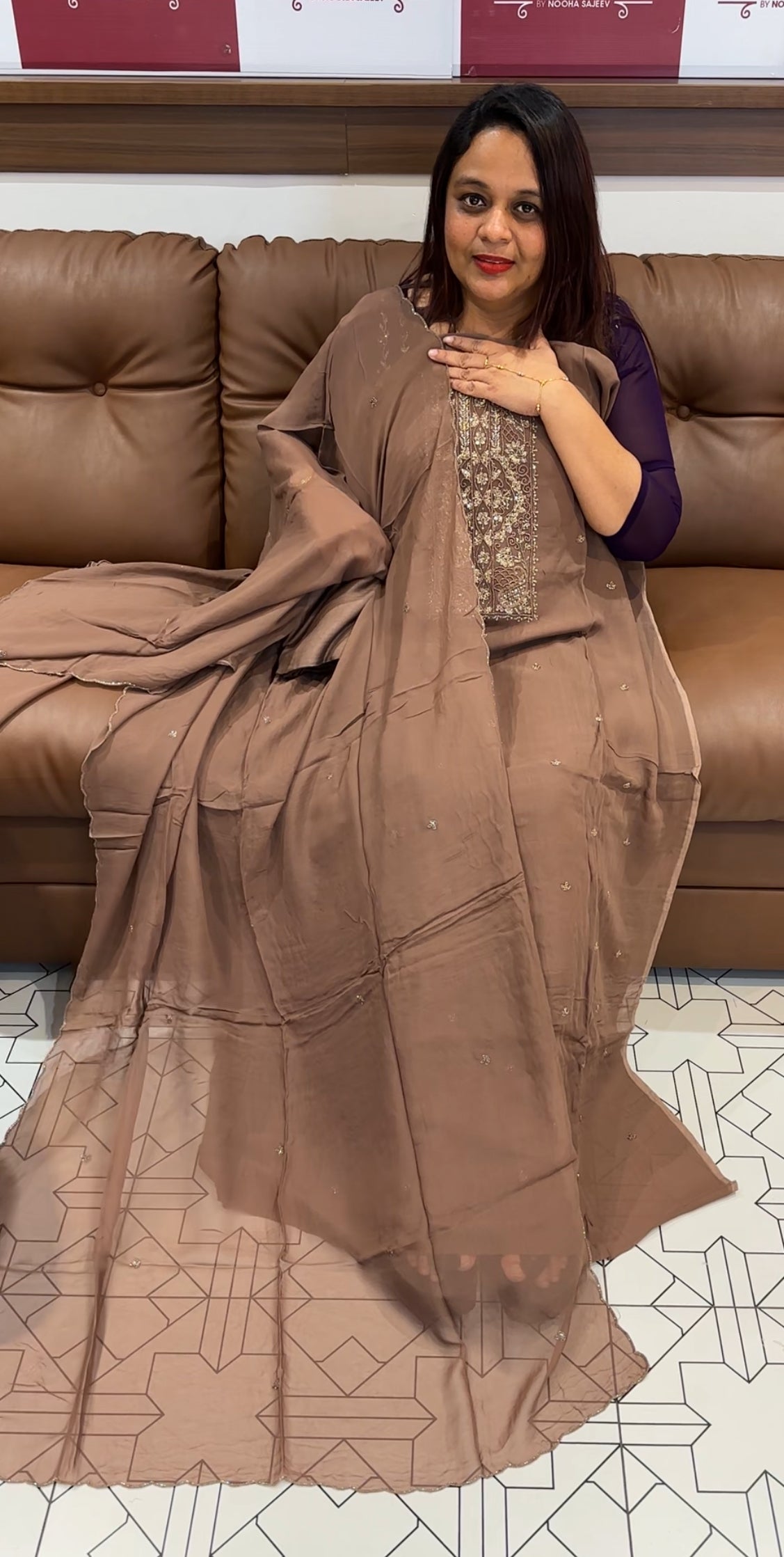 VISCOSE GEORGETTE UNSTITCHED SALWAR SUITS - IHA 9783