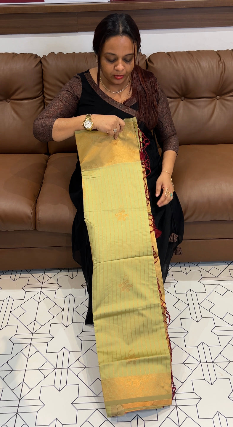 SEMI SILK SAREE - IHA 8624