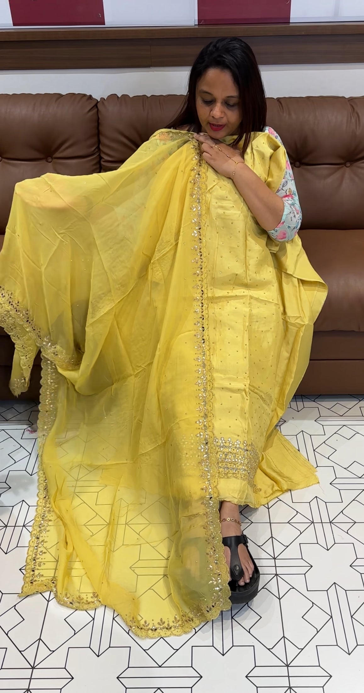 UPPADA SILK UNSTITCHED SALWAR SUITS - IHA 9842