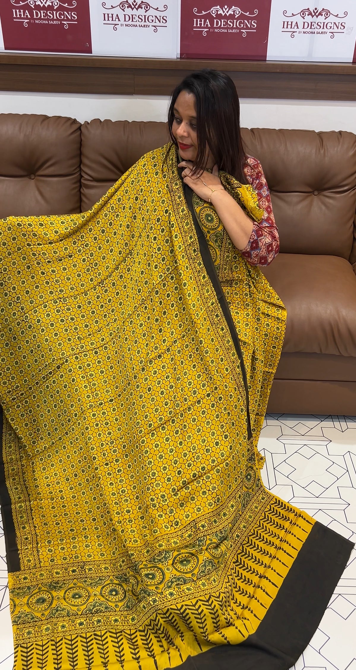 MODAL PRINTED UNSTITCHED SALWAR SUITS COLLECTION - IHA 9700