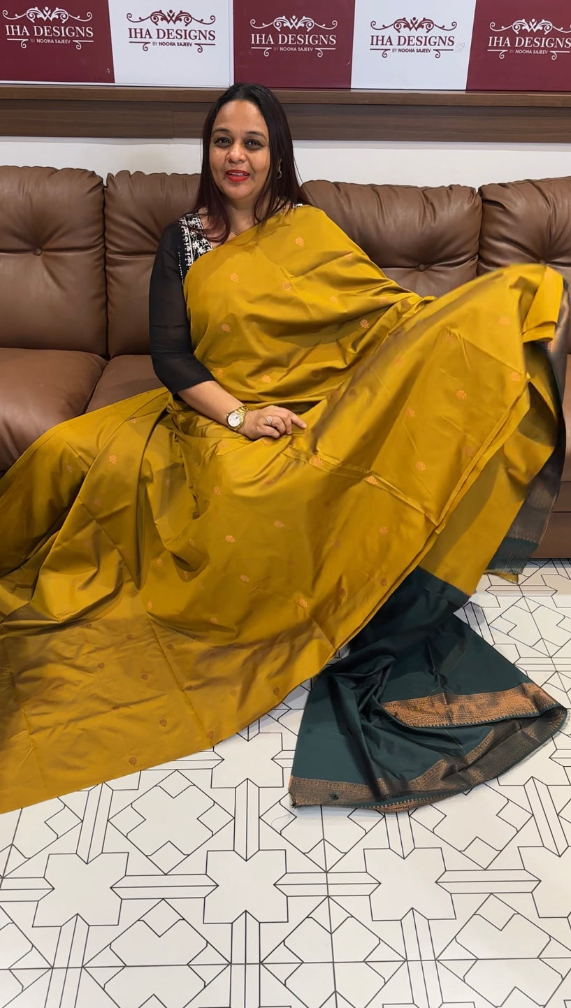 BUDGET BUY SEMI SILK SAREES - IHA 8439