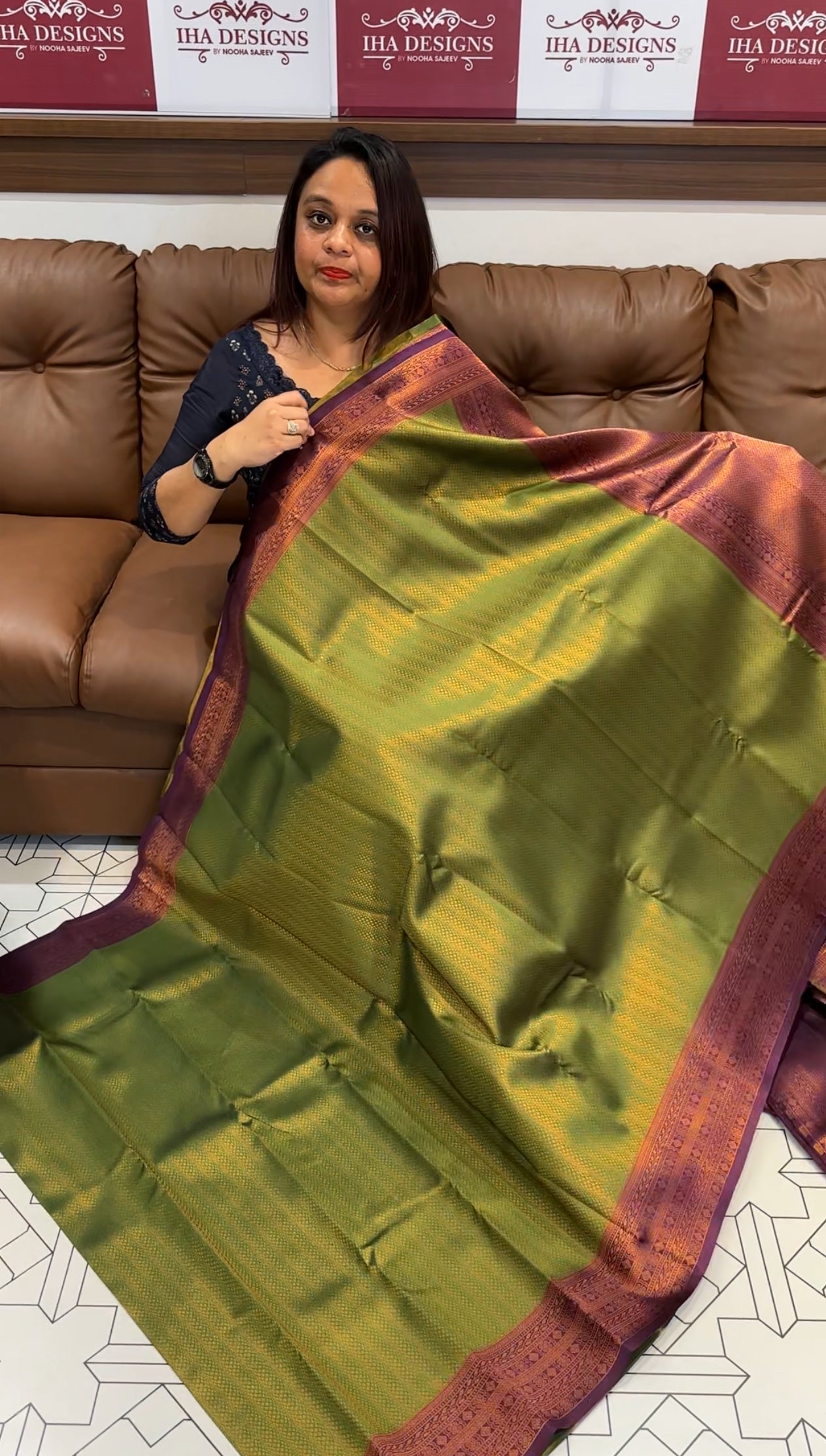 BUDGET BUY SEMI SILK SAREES - IHA 9806