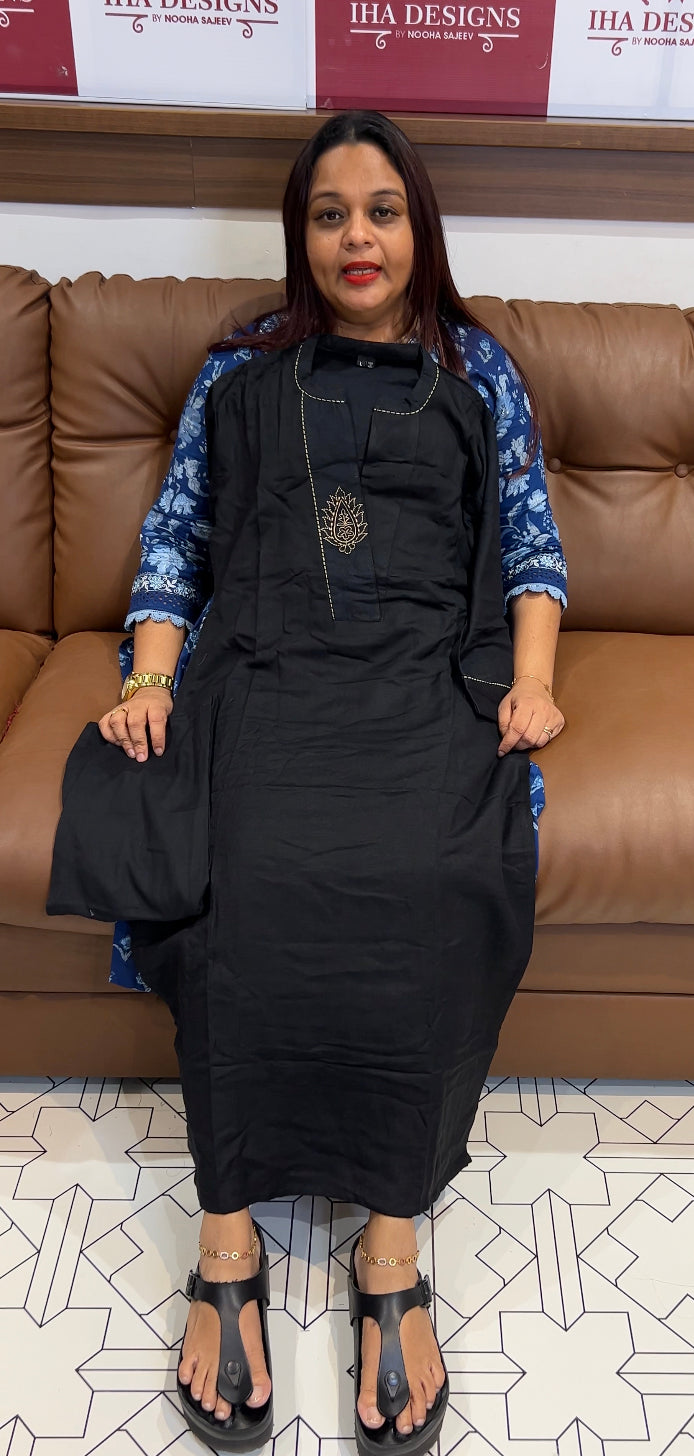 COTTON LINEN TOP AND BOTTOM - IHA 8496