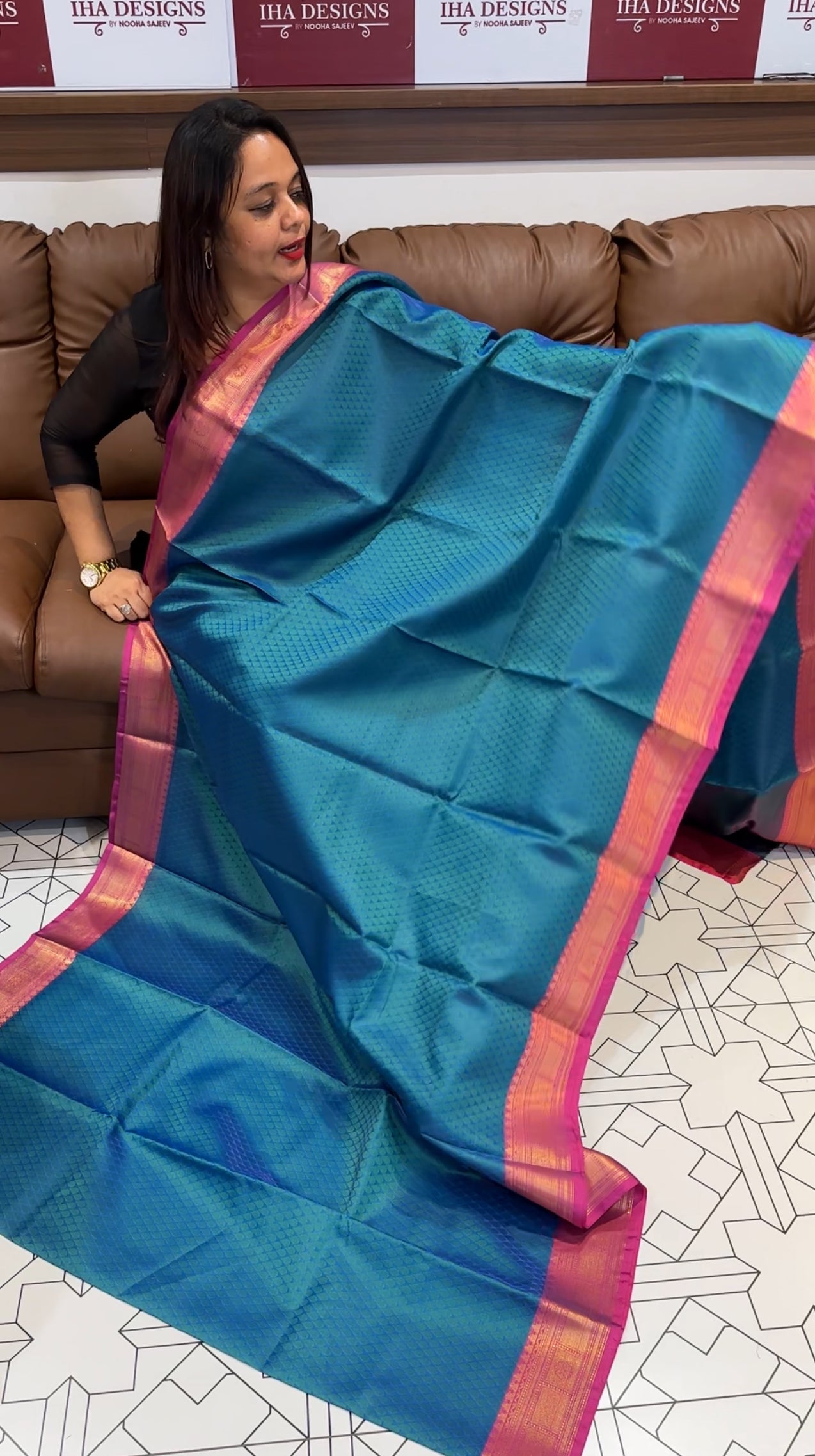 BUDGET BUY SEMI SILK SAREE - IHA 9568