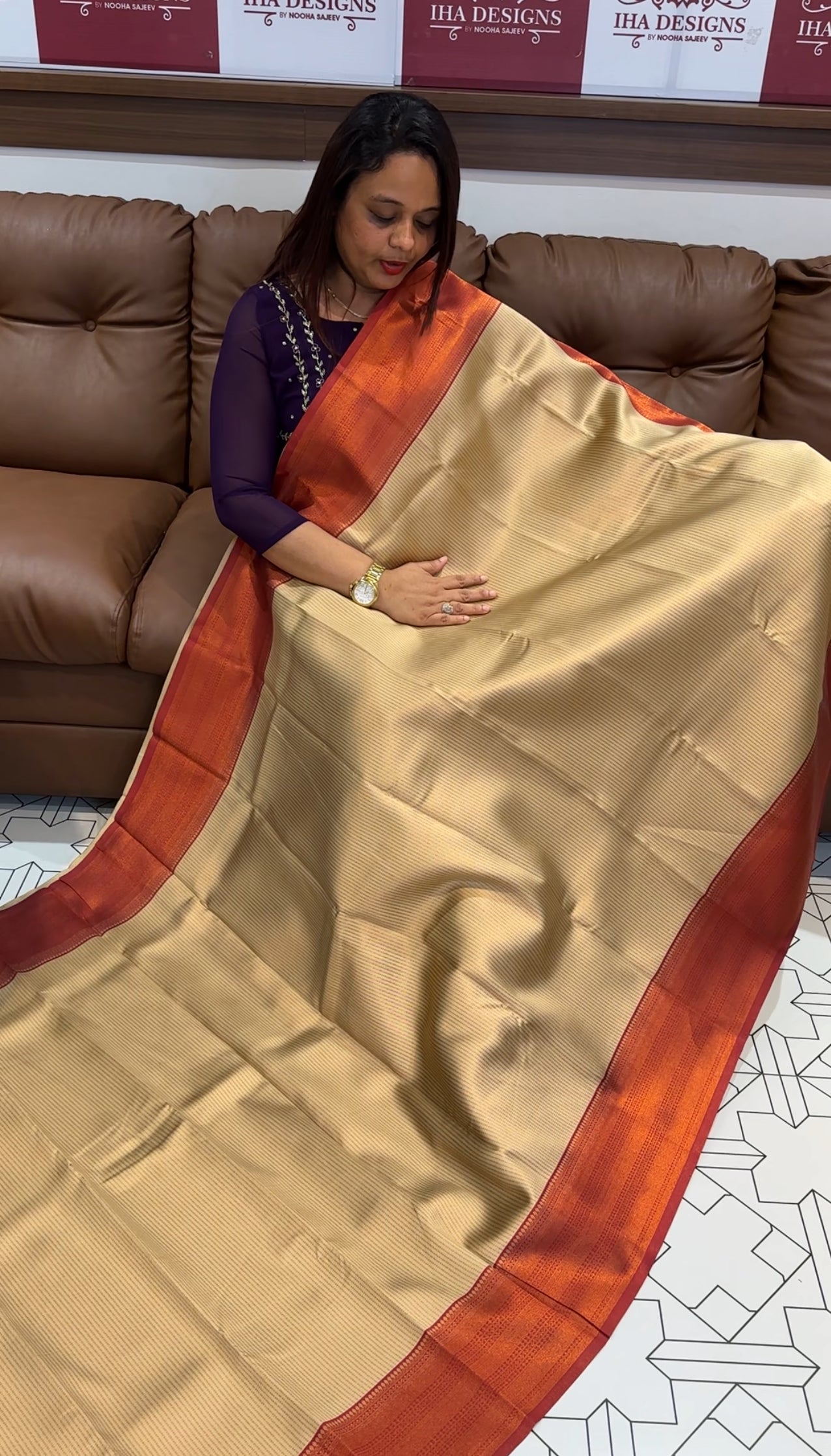 BUDGET BUY SEMI SILK SAREES - IHA 9778