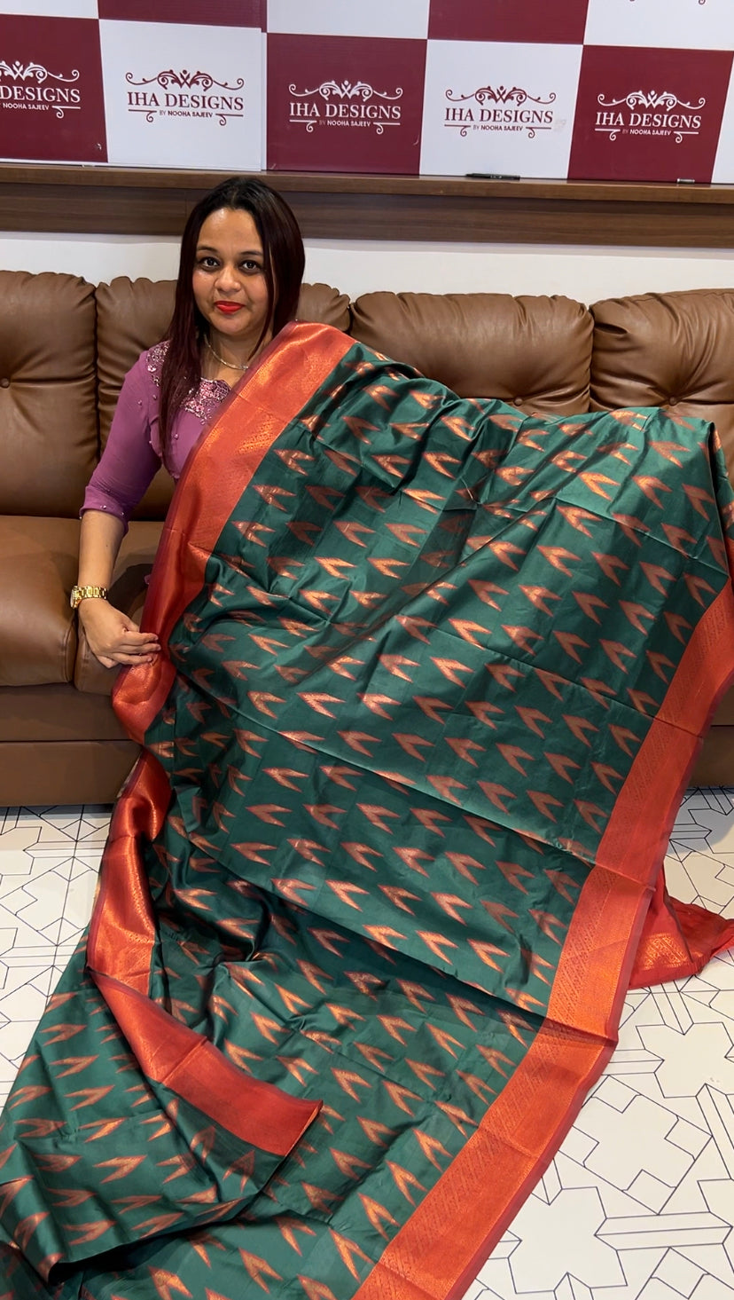 BUDGET BUY SEMI SILK SAREE - IHA 9553