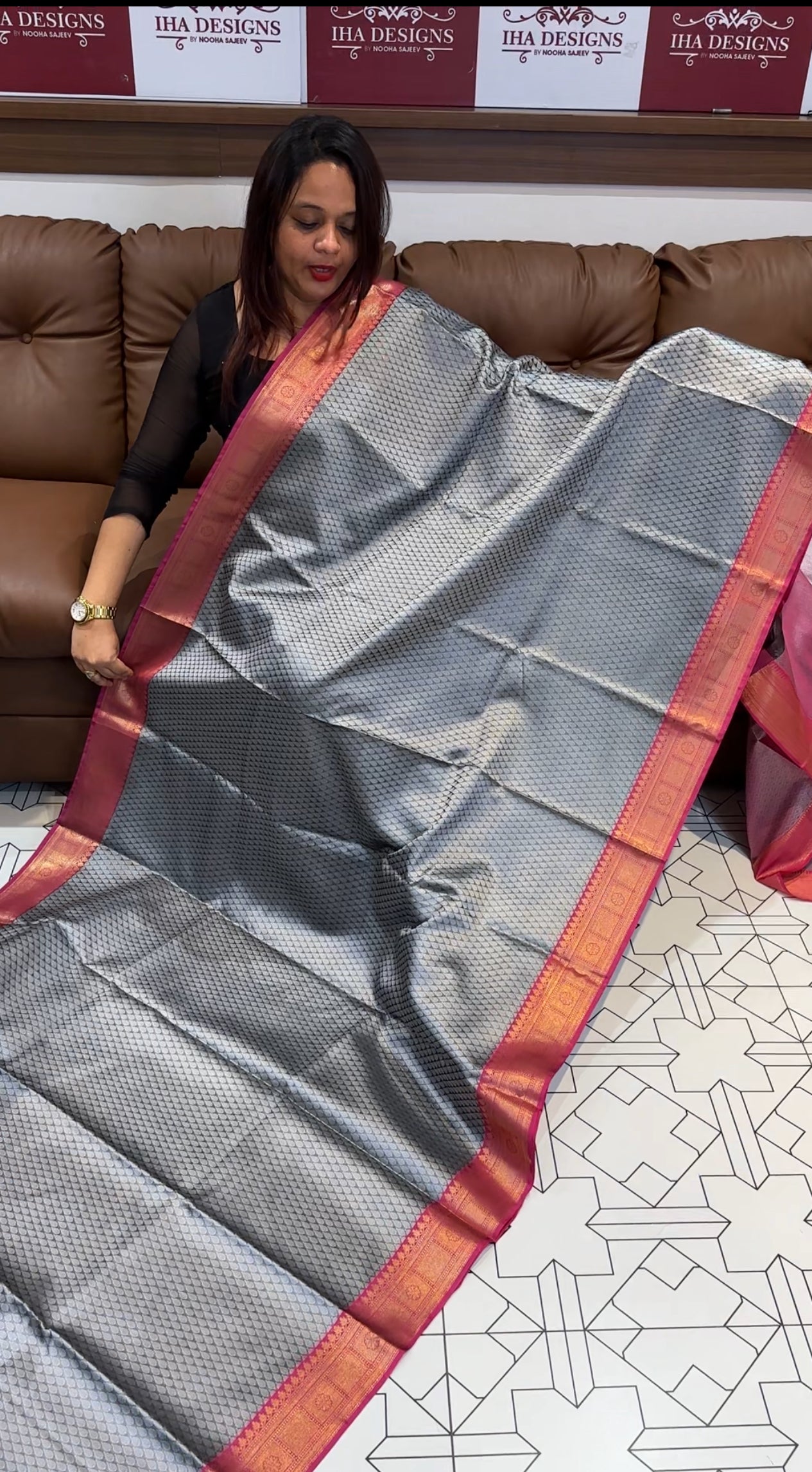 BUDGET BUY SEMI SILK SAREE - IHA 9568