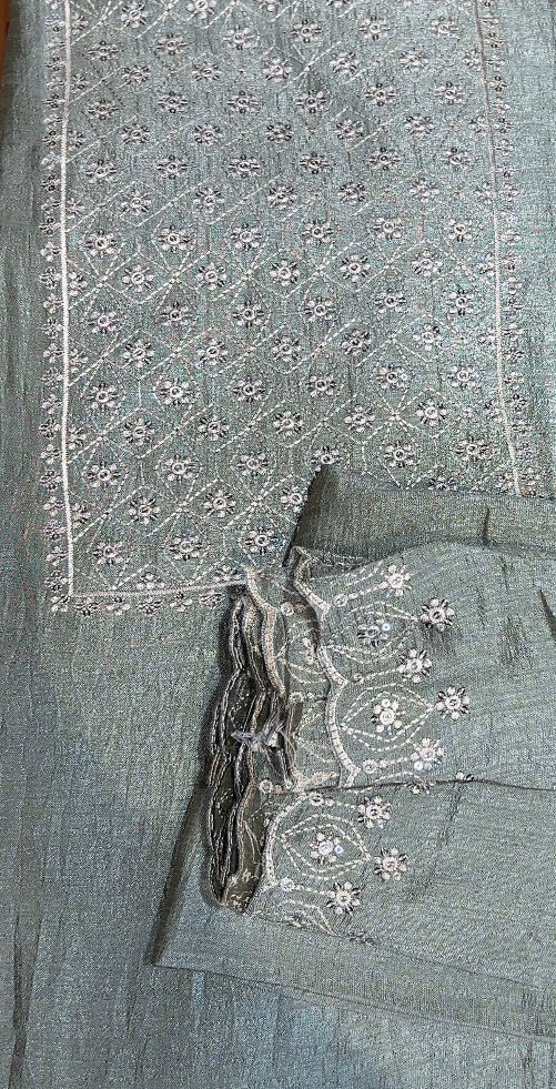 VICHITRA SILK UNSTITCHED SALWAR SUIT - IHA 8565