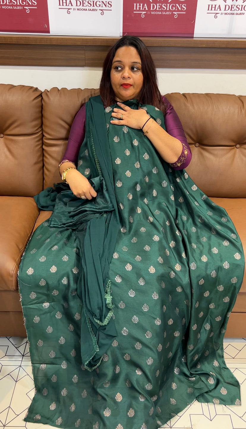DOLA SILK UNSTITCHED SALWAR SUITS - IHA 8481