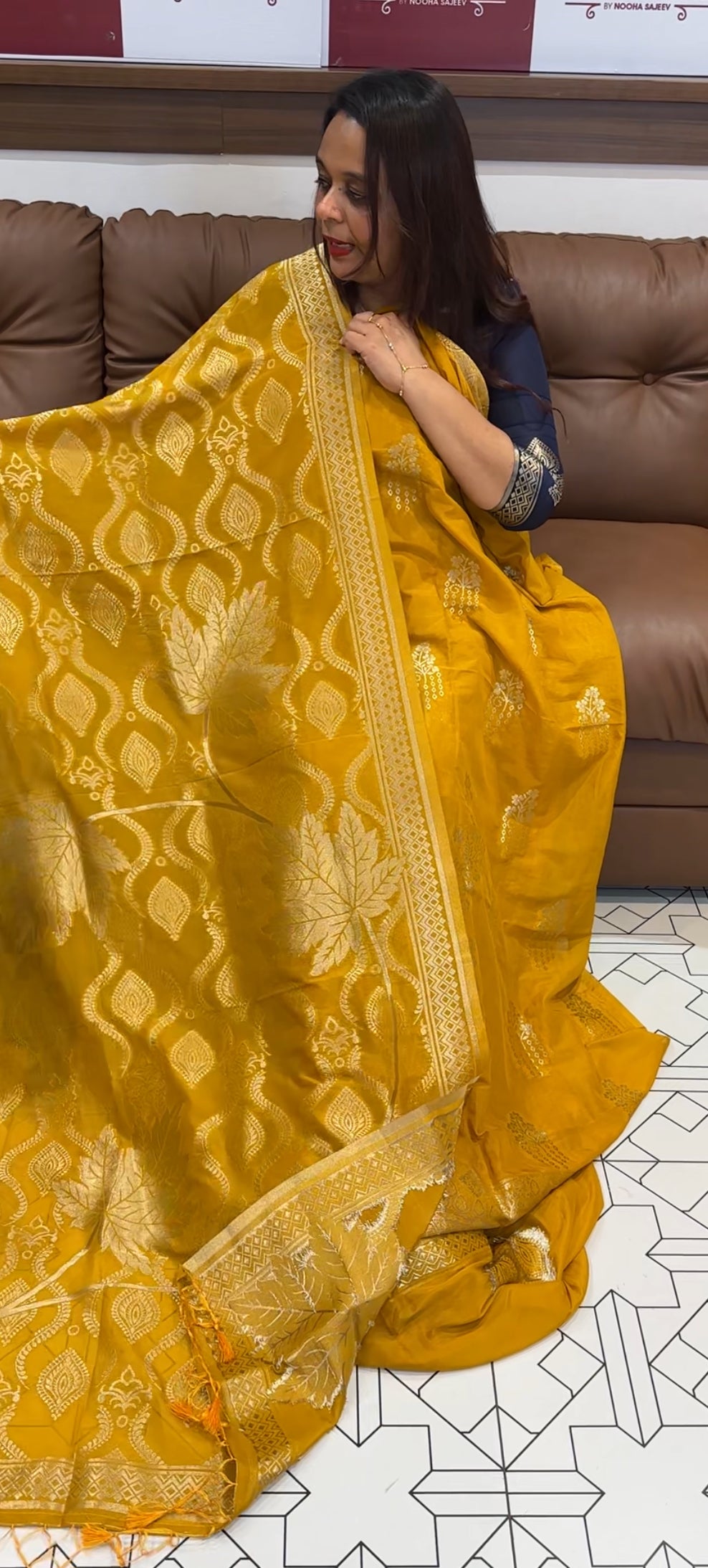 SEMI KATAN UNSTITCHED SALWAR SUITS - IHA 9718