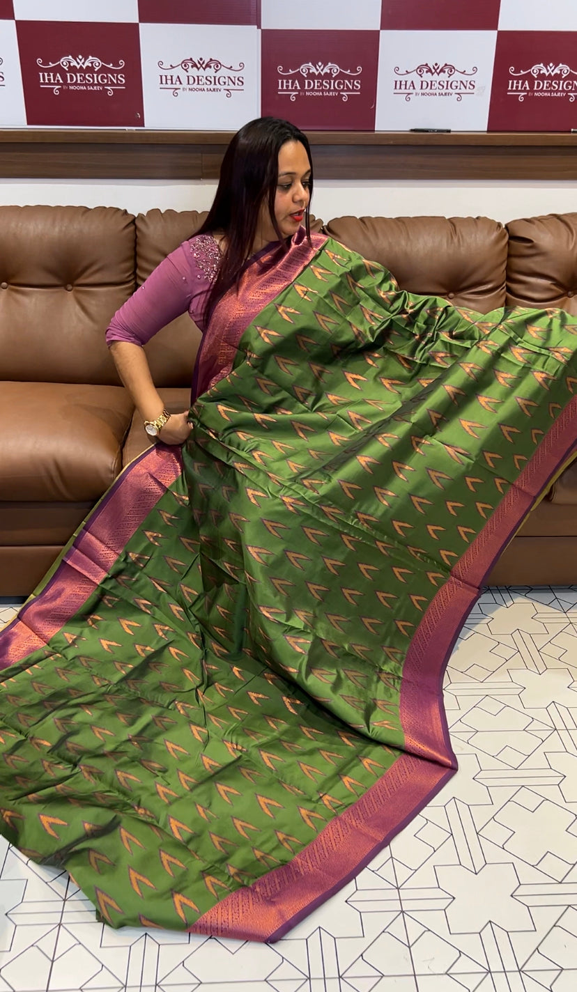 BUDGET BUY SEMI SILK SAREE - IHA 8140