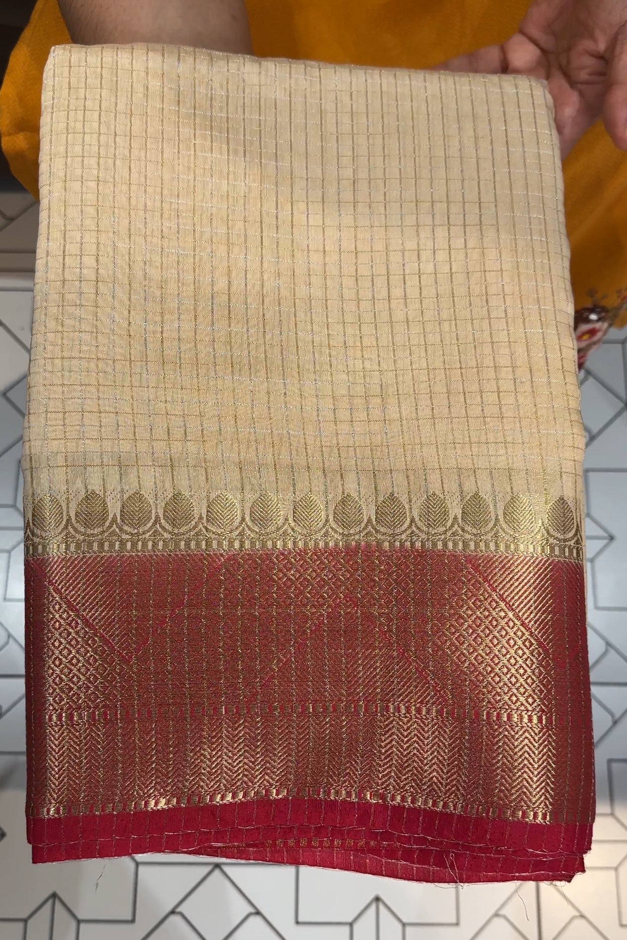 SEMI BANARASI SAREES - IHA 22828