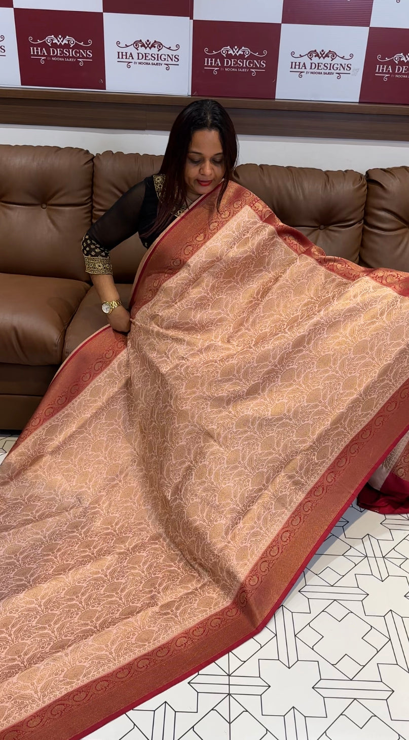 DESIGNER SEMI KATAN SILK SAREES - IHA 8346